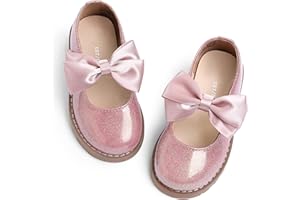 shoeslocker Toddler Girl Dress Shoes Little/Big Girl Mary Jane Shoes Wedding Party Girls Princess Flat Shoe
