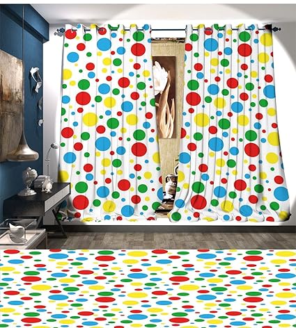 Amazon Com Pricetextile Colorful Window Curtain Drape