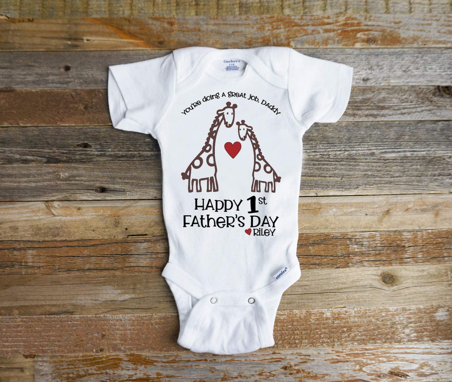 it's my daddy's first father's day onesie