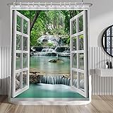 Baocicco Nature Landscape Shower Curtain Summer