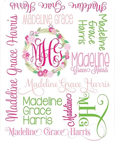 personalized baby blankets with name