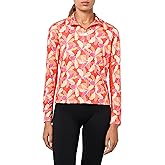 Stella Parker Women's Performance 1/2 Zip Polo Pullover – UPF 50+, Stretch Fabric, Inner Arm Mesh Inserts, Lily, X-Small