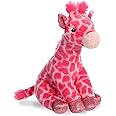 Aurora® Adventurous Destination Nation™ Giraffe Stuffed Animal - Global Exploration - Learning Fun - Pink 12 Inches