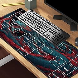 New Playmat with Zones for CCG MTG Trading Card