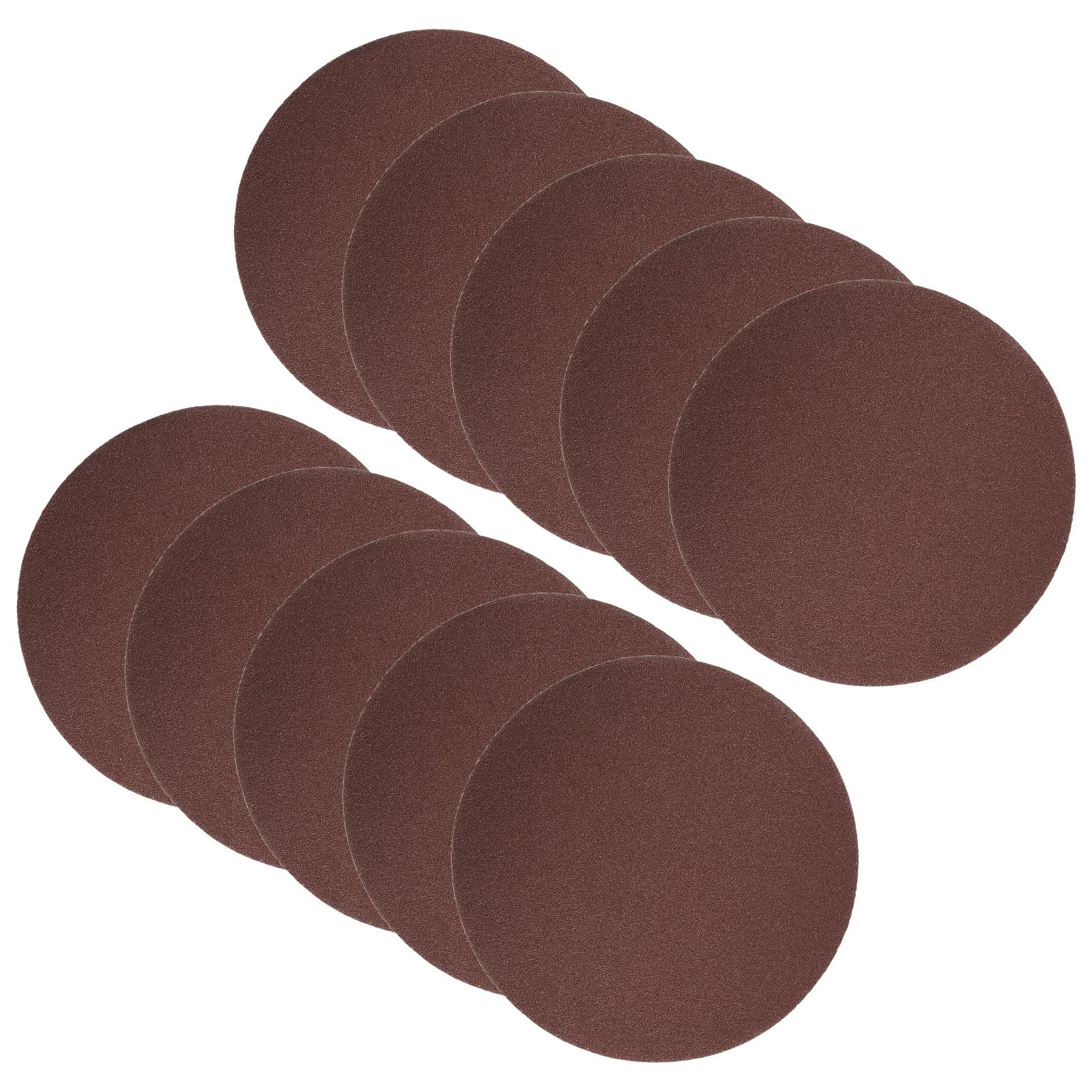 CoCud Hook and Loop Sanding Discs, 8 Inch 200mm Sandpapers 100 Grit Aluminum Oxide Flocking Sandpaper - (Applications: for Wood Metal Drywall), 10 Pieces