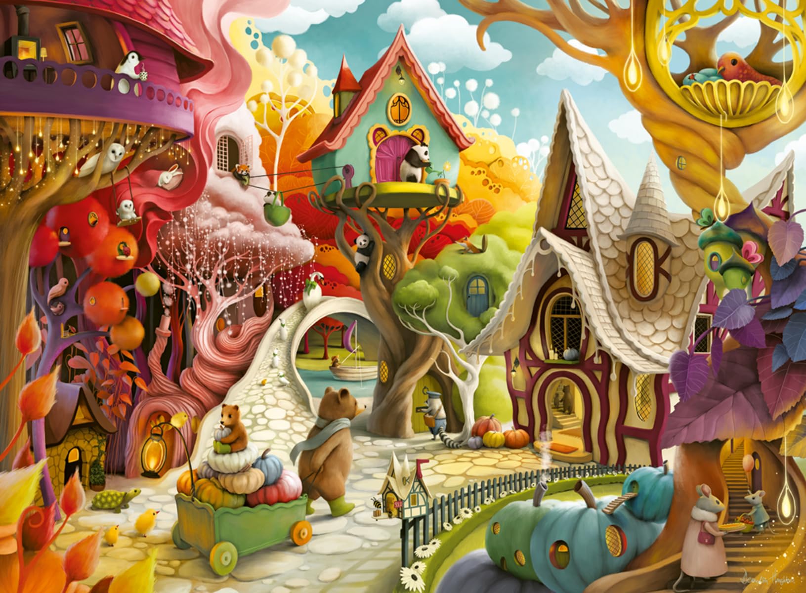 Ravensburger Home Sweet Home 500 Piece Puzzle for Adults