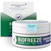 Biofreeze Overnight Pain Relief Cream, Lavender-Scented Menthol Cream, 3 oz | For Muscle/Joint Pain, Simple Backache, Arthritis, Strains, Bruises &amp; Sprains, NSAID-Free, Non-Greasy Formula