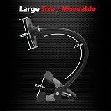 Ampper Convex Security Mirror 3.35" Round Clip On Desk Cubicle Rear View Safety view 7