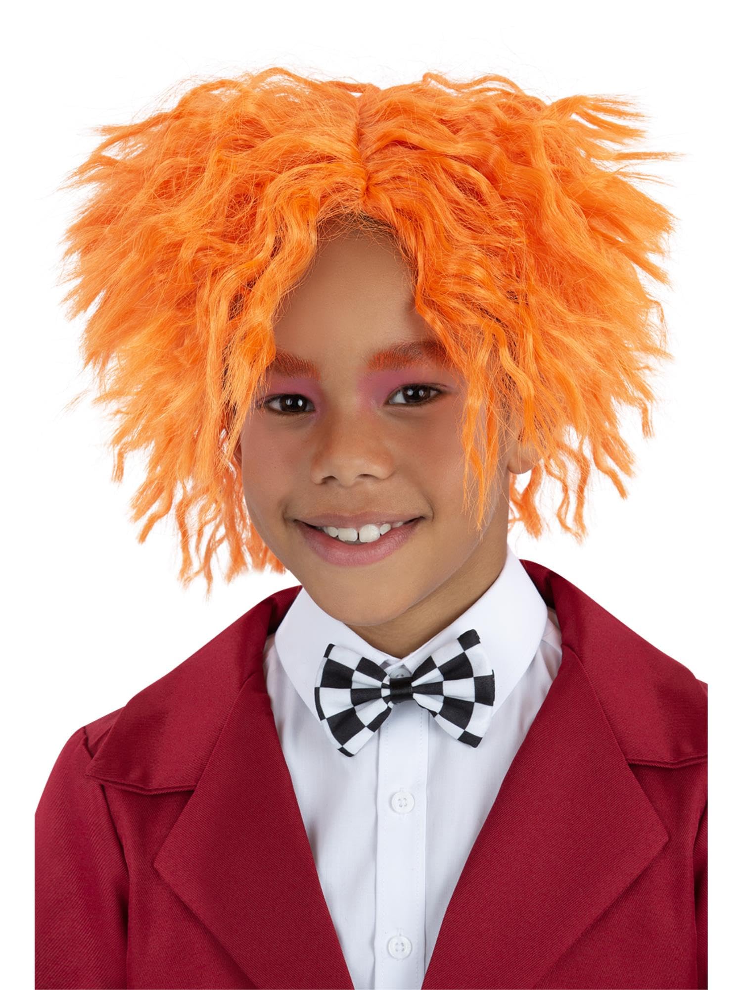 Smiffys Kids Mad Hatter Wig, Boys Fancy Dress, Child Dress Up Wigs
