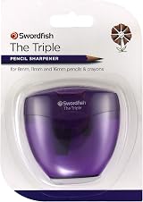 Swordfish The Triple Three Hole Pencil Sharpener Purple 8-16 mm 40228s view 7