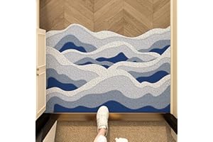 DAGIN Ocean Themed Door Mat Rugs,Outdoor Non Slip Entrance Front Door Doormat for Bathroom/Kitchen/Bedroom/Living Room, Sea W