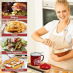 Bacon Grease Container with Removable Strainer