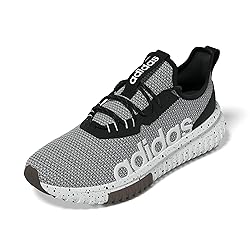 adidas Men's Kaptir 4.0 Sneaker, Black/White/Gum, 10