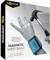 InGenious Magnetic Wristband Tool Holder for Screws Nails Bolts PVC Pockets view 3