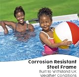 Bestway MAX Steel Pro Round Frame Pool 10 ft with Filter Pump Grey Multicolour view 3