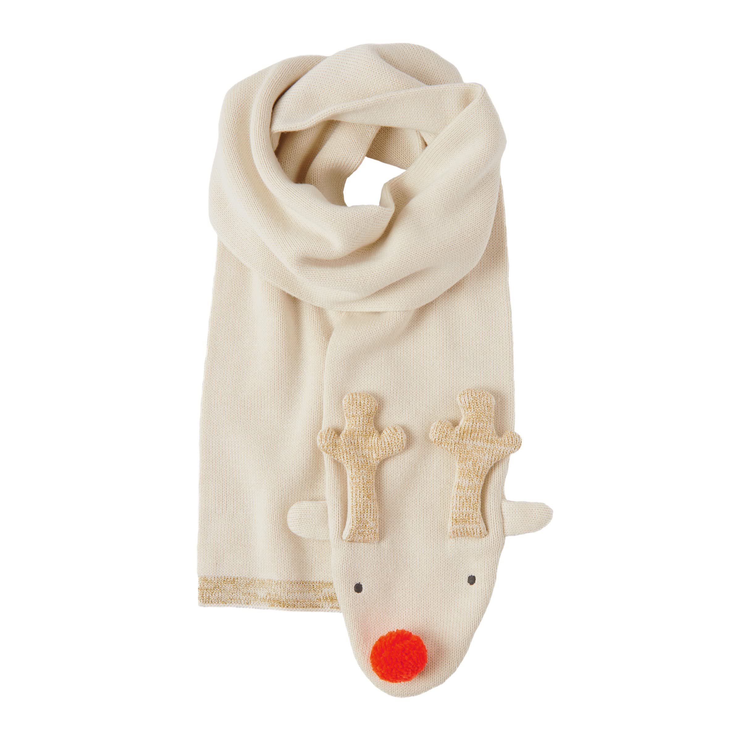 Meri Meri Knitted Reindeer Scarf (Pack of 1)