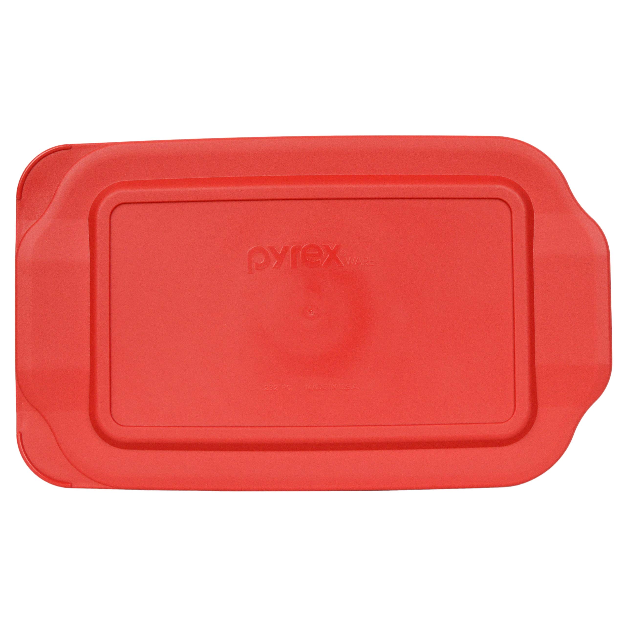 Basics 2-qt Oblong with red cover
