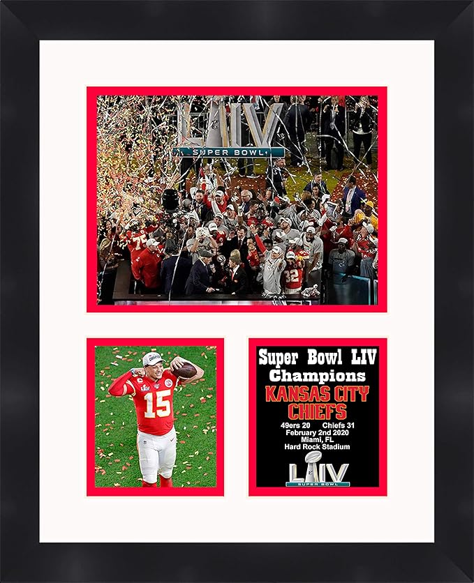 Frames by Mail Kansas City Chiefs Super Bowl LIV Champions