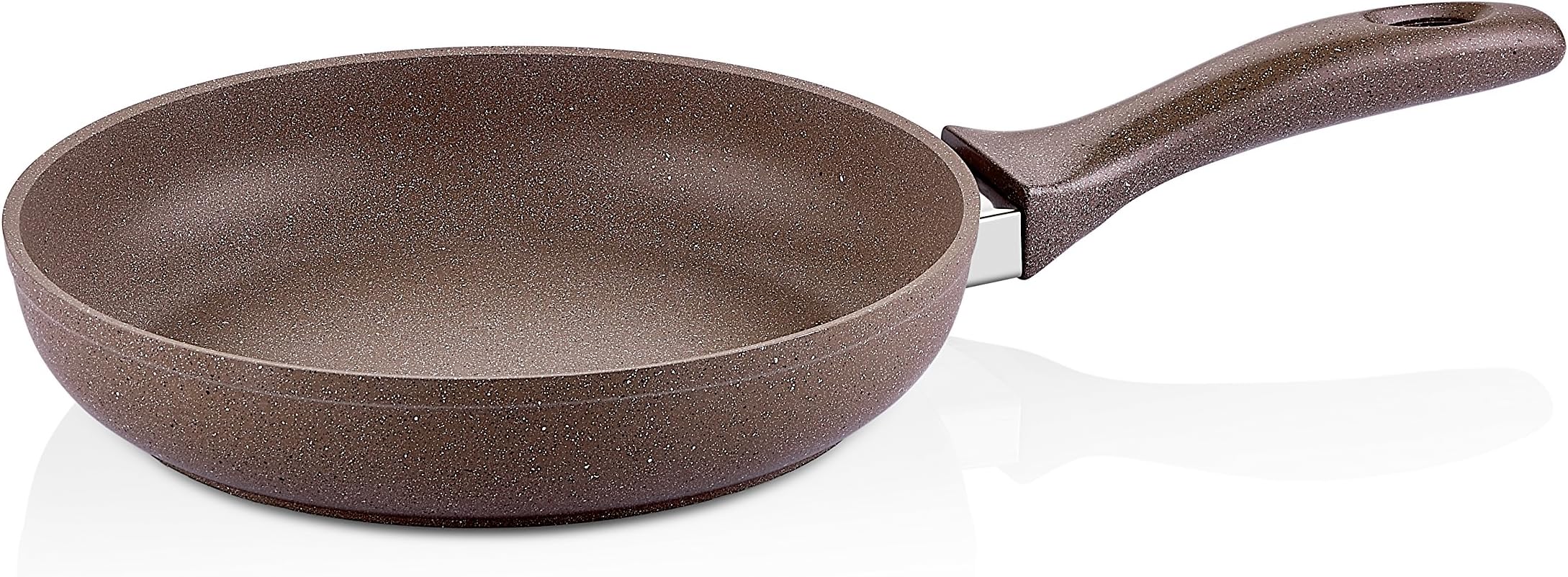 Granite Frying Pan | Non-Stick | Scratch-Resistant Forged Aluminum w/QuanTanium Coating | Even Heating Cooking Dishware | Includes Storage Bag (11-Inch)