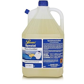 5 Liter Petzoldt's Spezial Waschmittel für Microfaser-Poliertücher die zur Fahrzeugpflege verwendet werden, Microfaserwaschmi