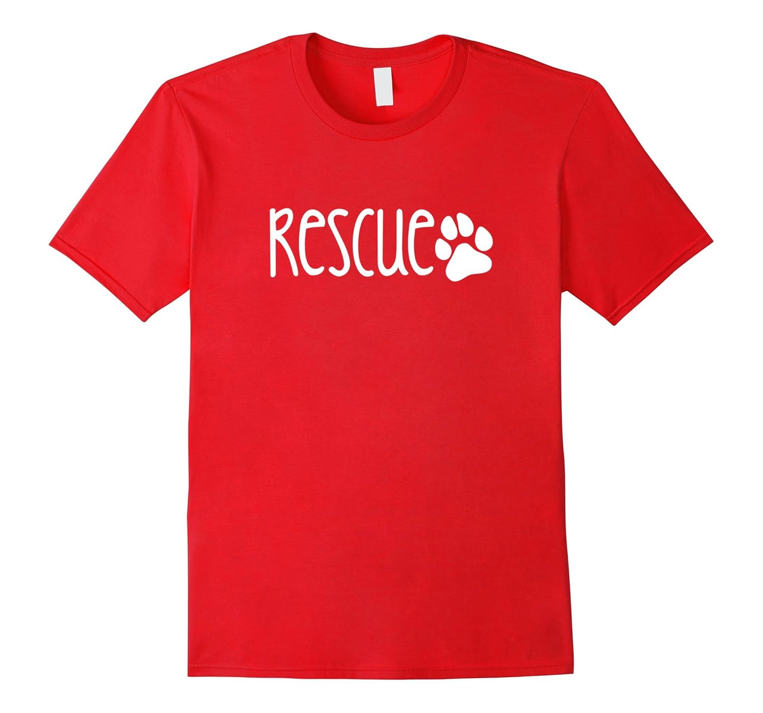 Rescue Pawprint Shirt, Cute Shelter Adoption Advocacy Shirt-ANZ