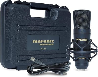 Marantz Professional MPM-2000U USB Condenser Microphone Cardioid Streaming