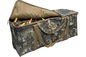 RIG EM RIGHT Rig'Em Right Waterfowl 12-Slot Deluxe Duck Decoy Slotted Hunting Bag with Padded Protection and Bottom Drains