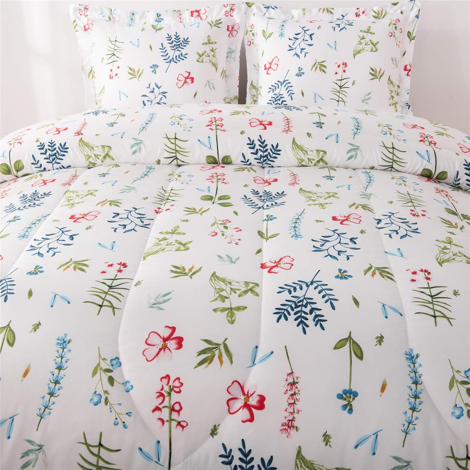 Shatex Twin Comforter All Season Comforter with Floral Print Comforter Printed Bedding Comforters: Kitchen & Dining