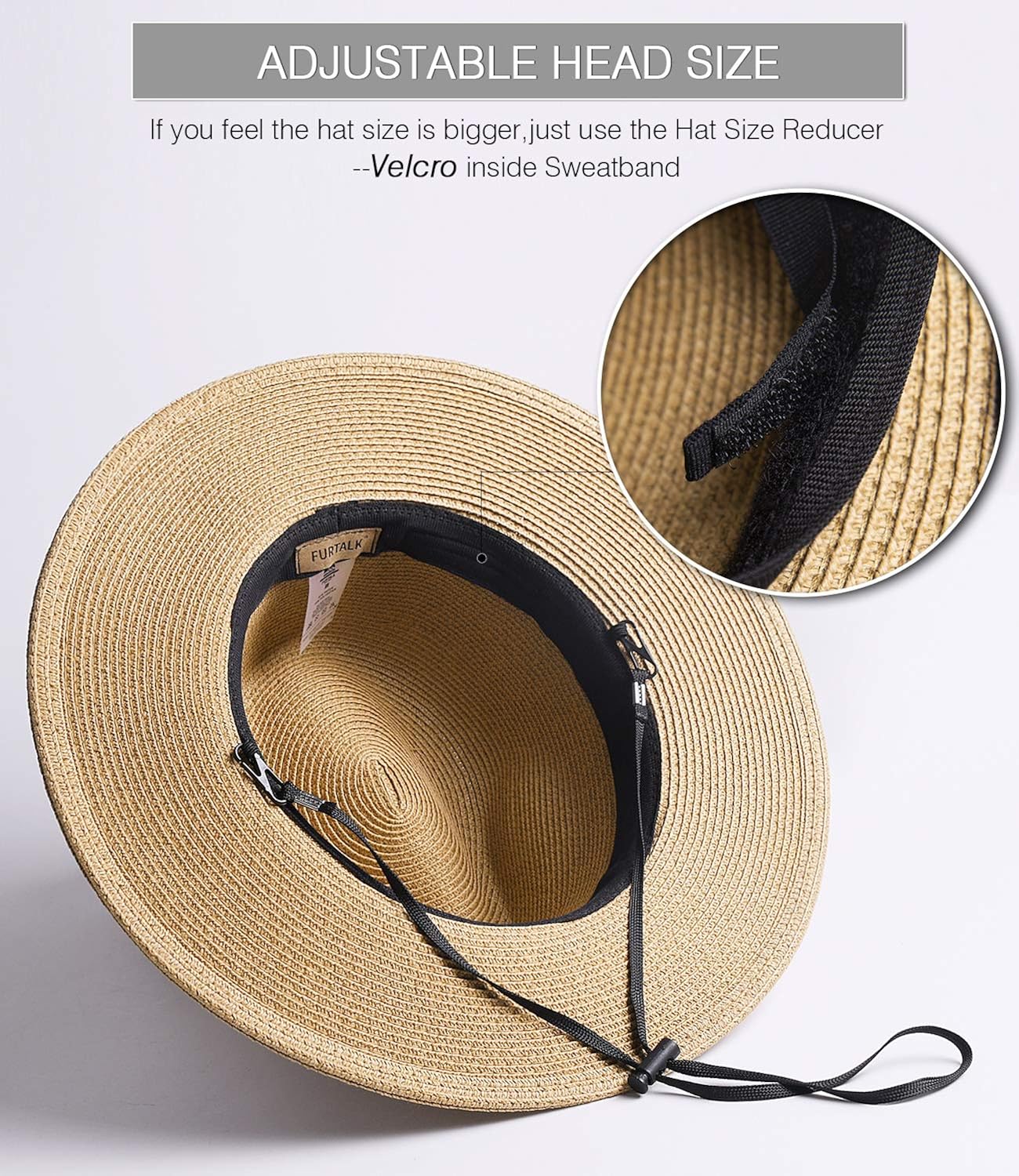 Womens Mens Wide Brim Straw Panama Hat Fedora Summer Beach Sun Hat UPF Straw Hat for Women at  Women’s Clothing store