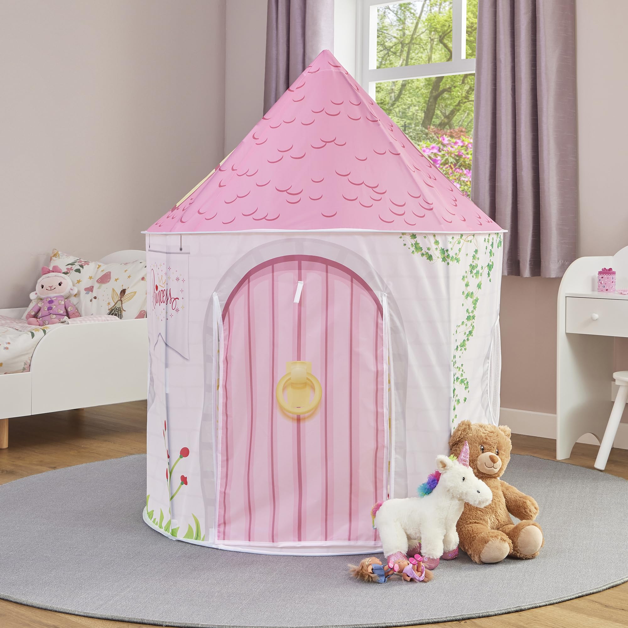 Liberty House Toys Princess Play Tent, Pink, Dia100 x H135 cm