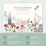 TGSC Wild Harmony Gifted Stationery Set with Gold Pen, 32 A5 Sheets & 16 view 3