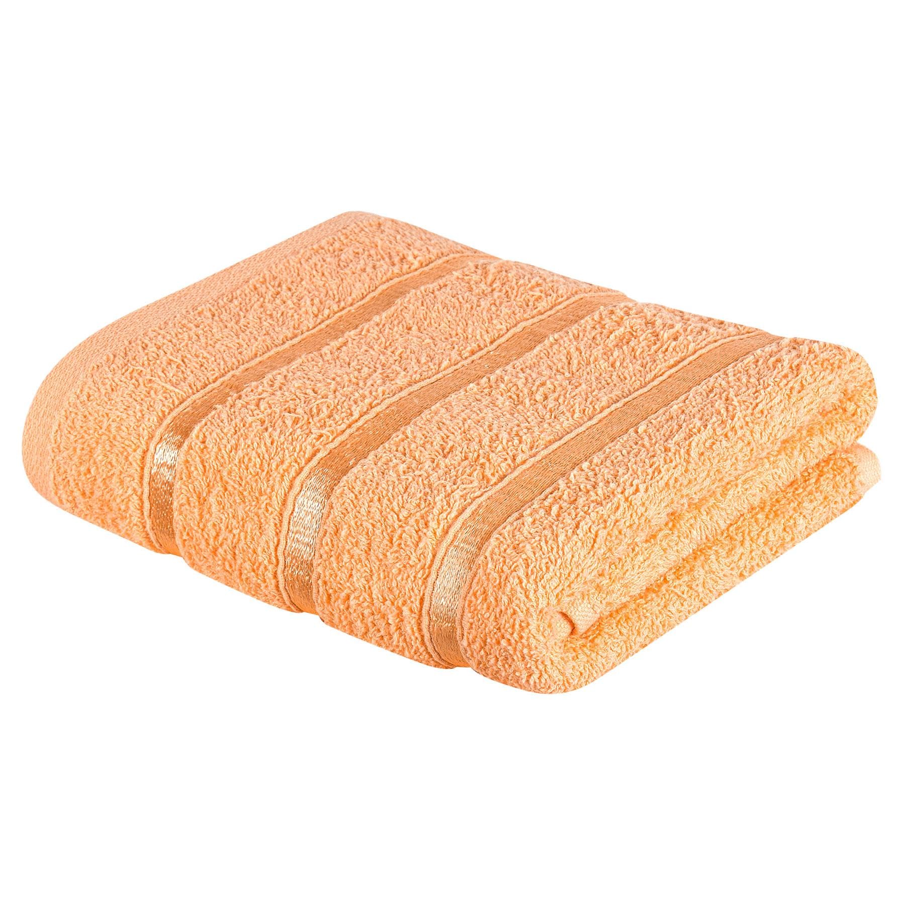 A2Z Luxurious 100% Cotton Peach Color Towel 500 GSM Soft Absorbent Hand Towel (51x81 cm)