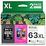 63XL Ink Cartridges Black and Color Remanufactured