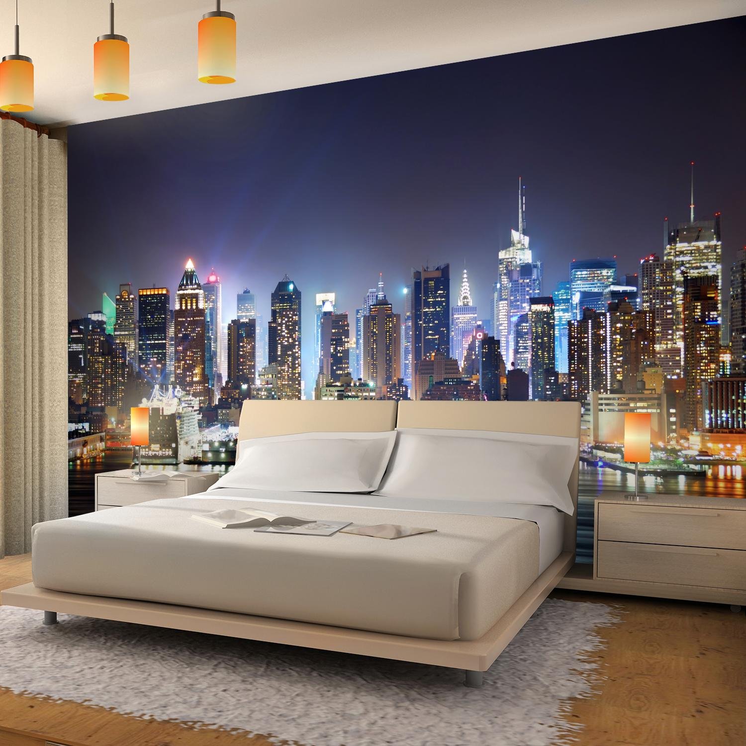 современный стиль города. современная роспись стен в интерьере. урбанистический пейзаж. современные небоскребы. современный стиль города.