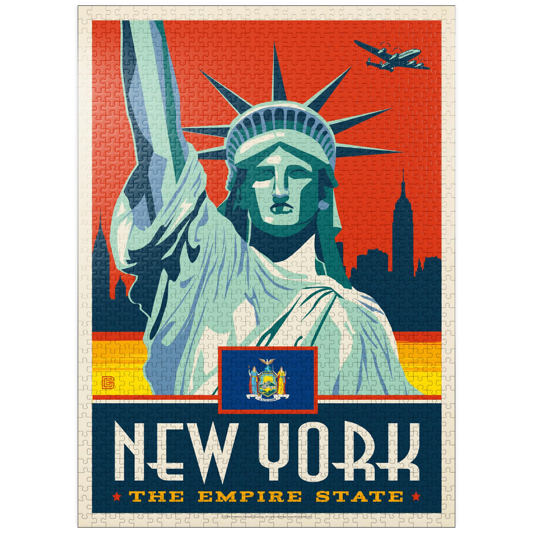 Photo 1 of MyPuzzle New York: The Empire State - Premium 1000 Piece Jigsaw Puzzle for Adults
