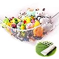 XWGJ Stuffed Animal Hammock Corner Storage Net, Teddy Bear Hammock, 4cm Wide Thickened Rubber Band of Toy Net, US SHIPPING XLarge!