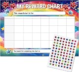 Gifts and Temptations A4 Goal Habit Routine Tracker Chart for Home Study Work view 5