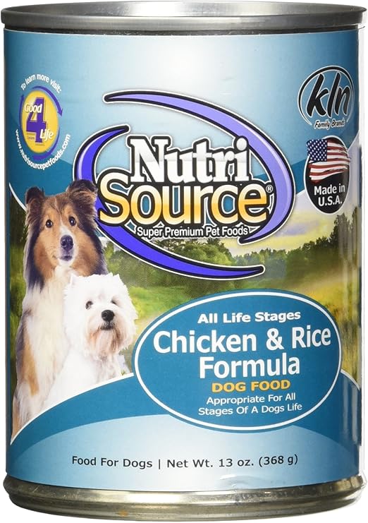 Tuffy'S Pet Food 131300 Tuffy Nutrisource 12Pack Chicken And Rice