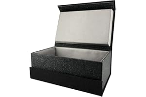 FAUVIP Faraday Box Car Key Fob Protector RFID Key Fob Signal Blocker Faraday Cage Large Blocking Shielding Box for Car Key (Black)