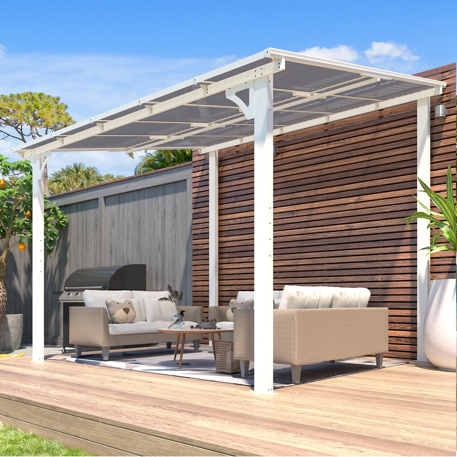 AECOJOY 10' x 8' Pergolas and Gazebos on Clearance