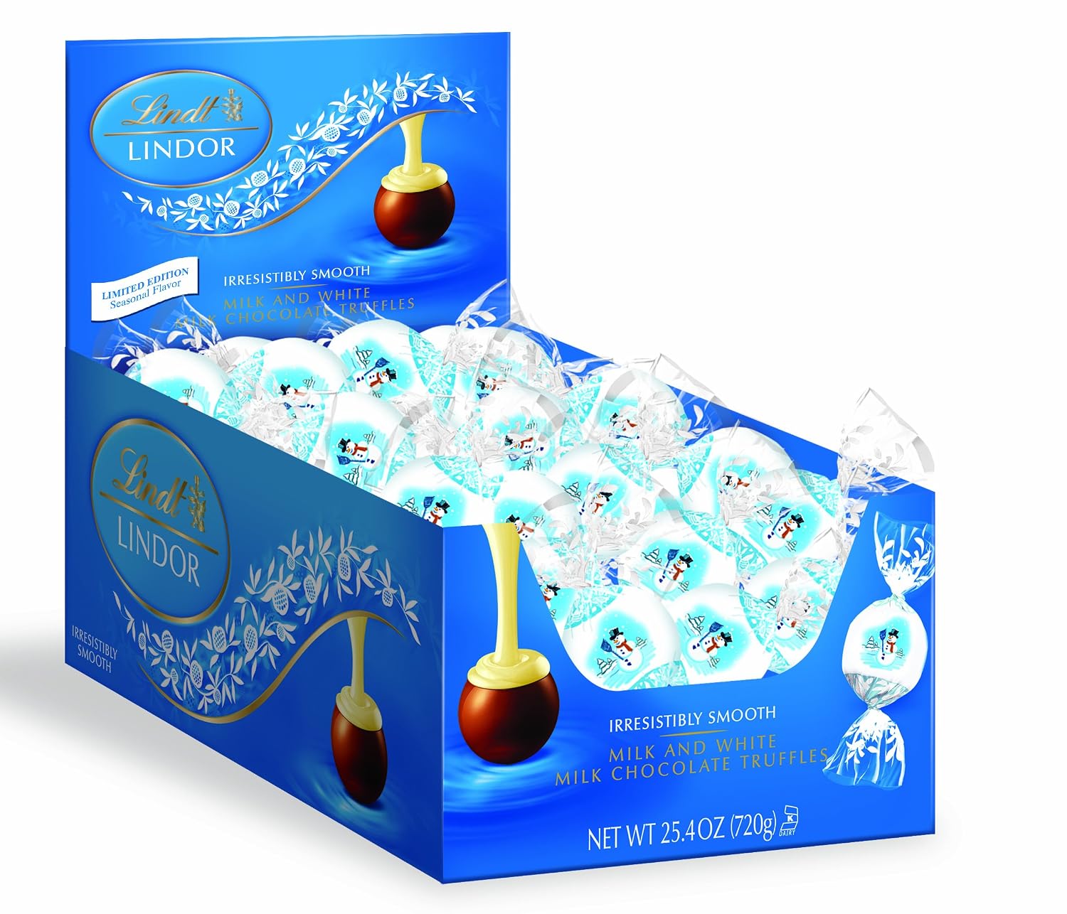 Lindt truffle wht snwmn chngmkr (037466026909)