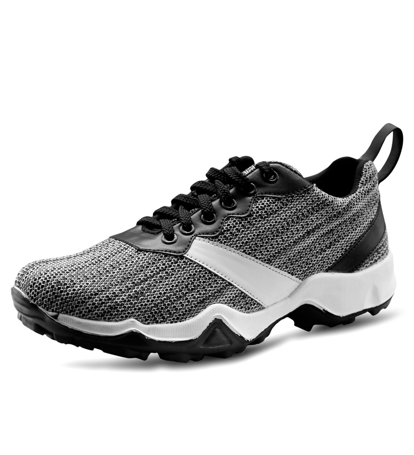 beonza men grey performance series running sports shoes