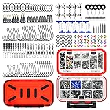 GOANDO 238pcs Fishing Accessories Kit Fishing