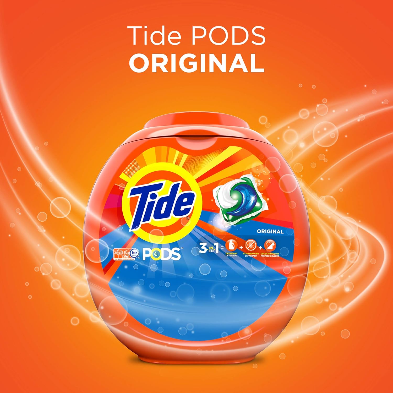 Tide PODS Liquid Laundry Detergent Pacs, Original, 81 count: Health & Personal Care
