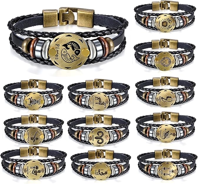 Bracciale Lungo Pelle Uomo Bracciale In Pelle Con Rivetti Stile