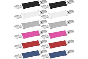 Ruisita 12 Pieces Dress Clips Back Cinch Set, Shirt, Sweater, Clothes, Mitten, Shawl, Waist Clips for Women Men