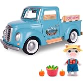 Honey Bee Acres Buzzby Farm Truck - Mini Doll Figure, 10 Pieces - Ages 3+