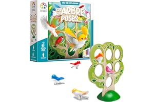 SmartGames - Sur Un Arbre Posés - Remue-Méninges - Jeu de Stratégie Multi-Niveaux et Développement de Compétences - Logique e