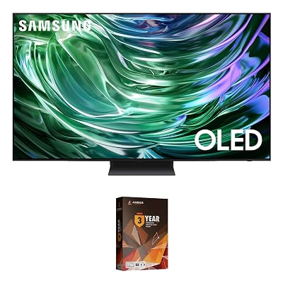 Samsung QN77S90DAFXZA 77 Inch 4K OLED Smart TV with Dolby Atmos and 3 Year Amber Protection Plan (2024)