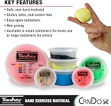 Cando TheraPutty 4 oz Yellow - Therapeutic Modelling Clay for Therapy view 5